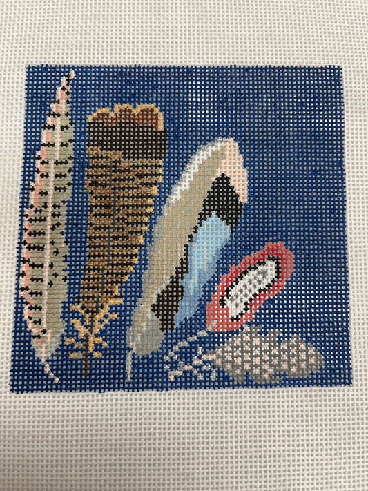 Game Bird Feather - Blue