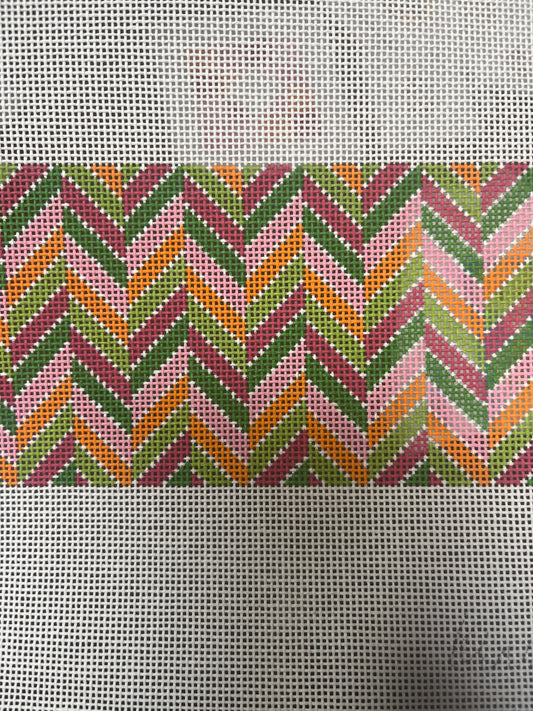 Chevron Pink, Green, Orange
