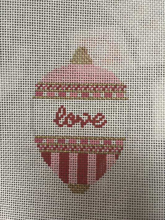 Love Bauble Pink and Red