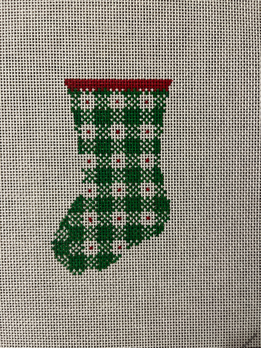 Gingham Mini Sock