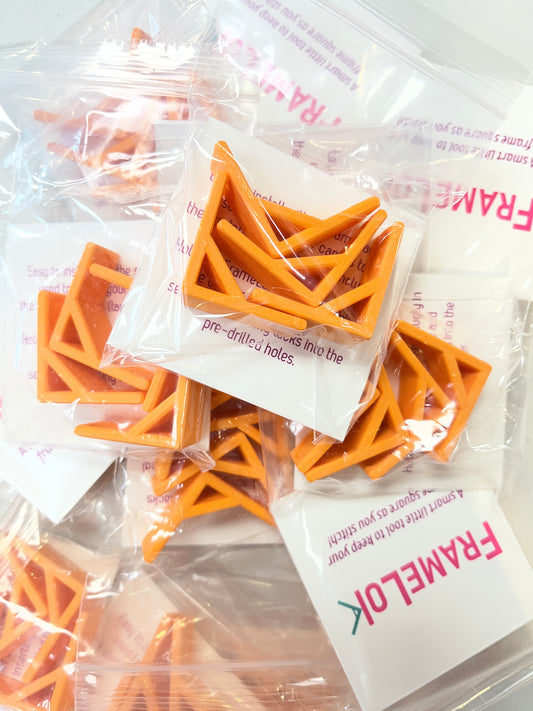 Emily's Stitchery Orange FrameLok