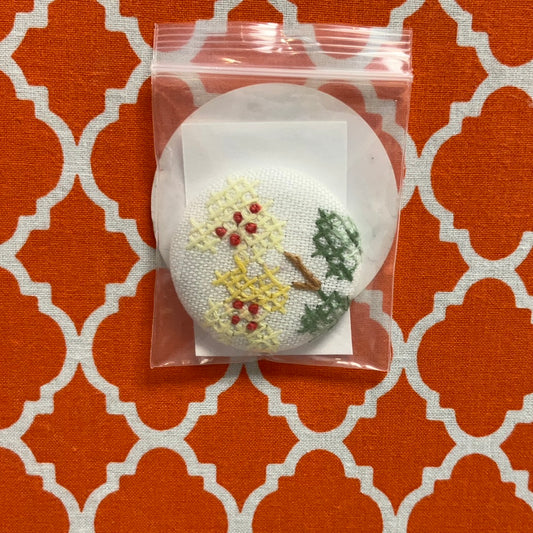 Floral Fabric Magnets