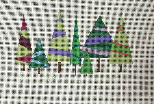 Peaceful Trees w/ Stitch Guide by Amy Bunger