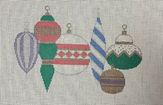 Joyful Ornaments w/ Stitch Guide by Amy Bunger