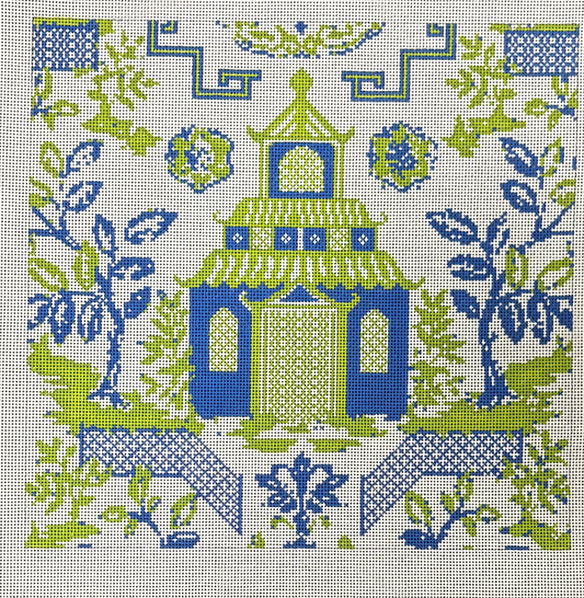 Blue and Green Pagoda