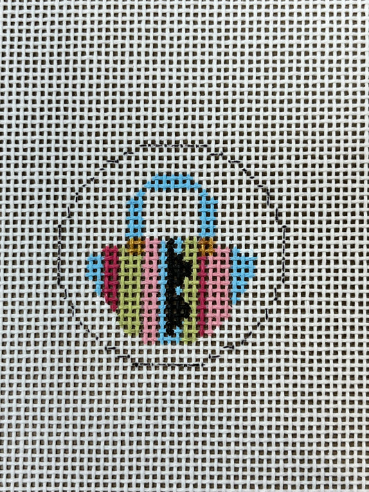 Tiny Round LOVE Beach Bag