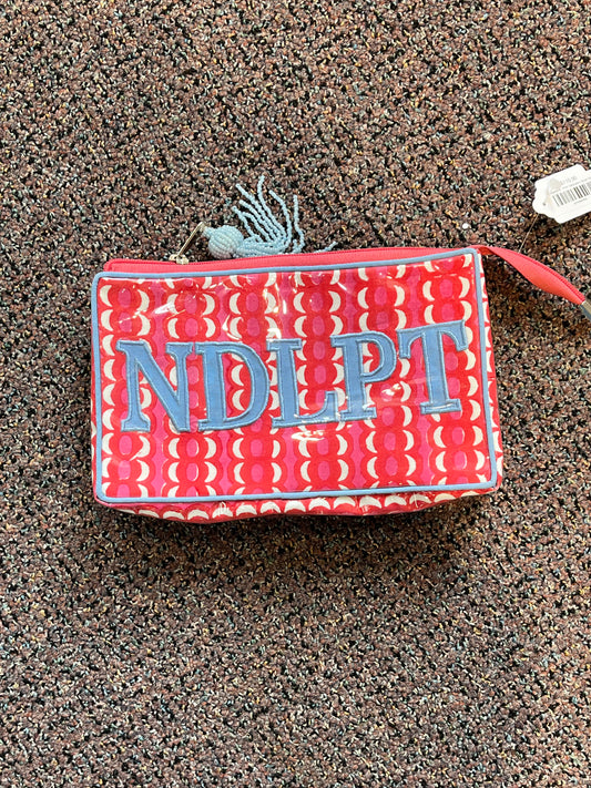 Pink Geometric Small Pouch