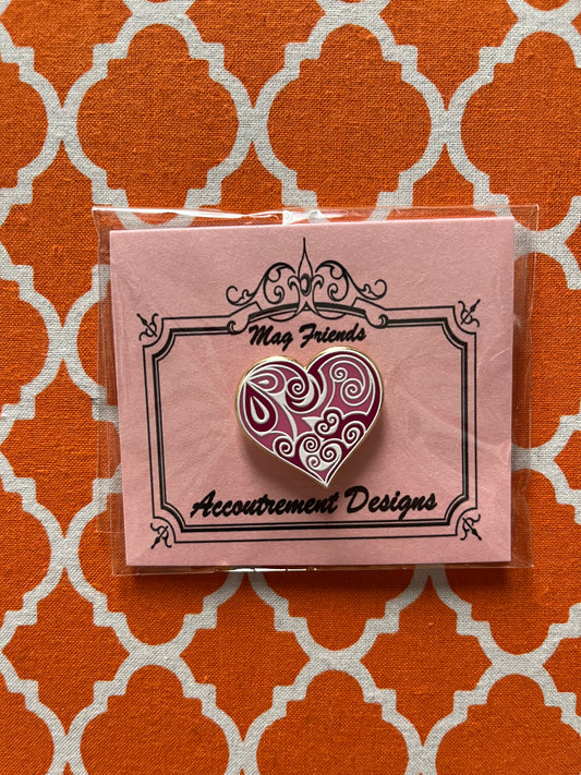 Pink Swirl Heart