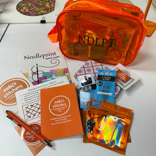 Emily's Beginner Needlepoint Supplies Kit