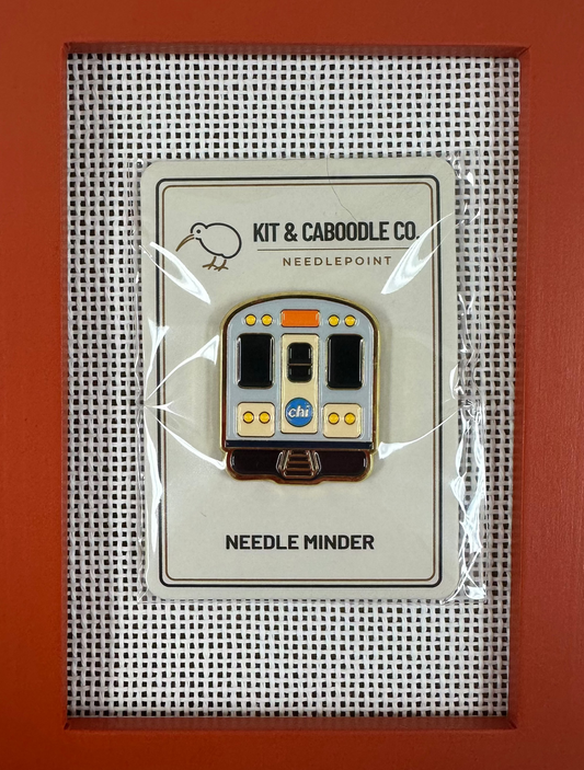 "L" Train Needleminder (Orange Line) - Emily's Stitchery Exclusive