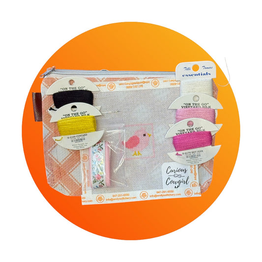 Pink Bird Stitch and Go Kit