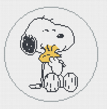 Snoopy Hugging Woodstock