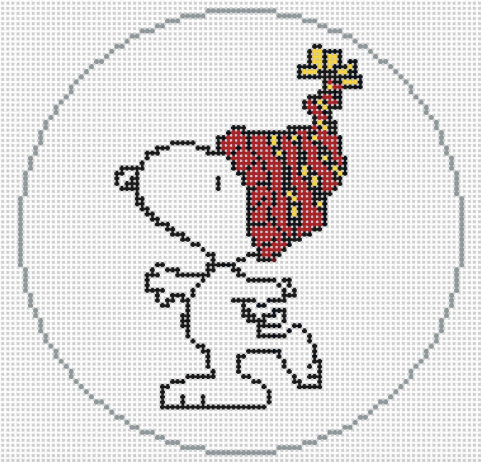 Snoopy in Stocking Cap
