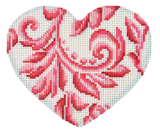 NTG TS579 - Damask Large Heart/Rose