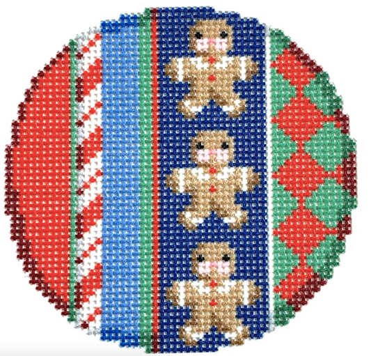 NTG TS365 - Jolly Stripe Gingerbread Round