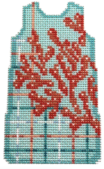 NTG TS271 - Coral/Plaid Mini Shift