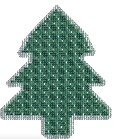 NTG TS259 - Green/Silver Criss Cross Tree