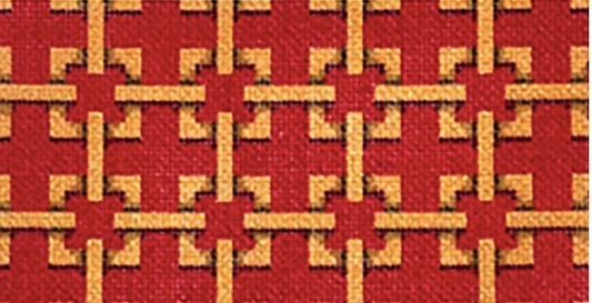 NTG TS250 - Red/Camel Interlocking Squares Insert