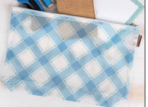 Plaid Large Project Bags