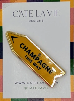 Champagne This Way Yellow