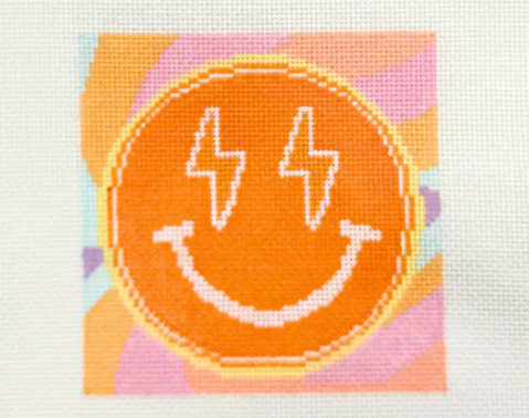 Neon Smiley Face