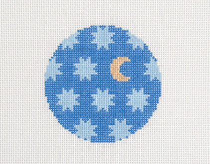 Moon and Stars Blue