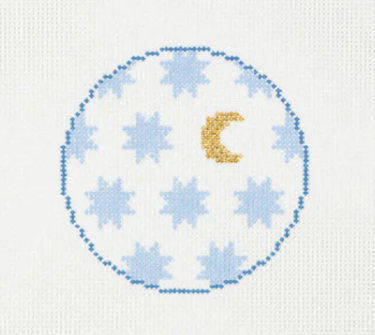 Moon and Stars White