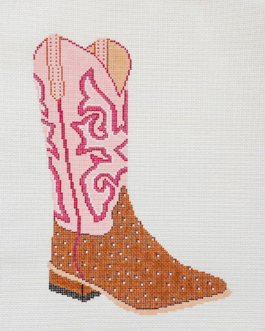 Pink Cowboy Boot