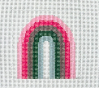 Pink/Pink Rainbow Square