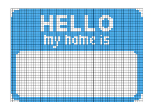 Hello My Name is....Blue