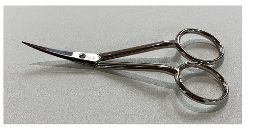Double Curved Nickel Plated Carbon Steel Scissors