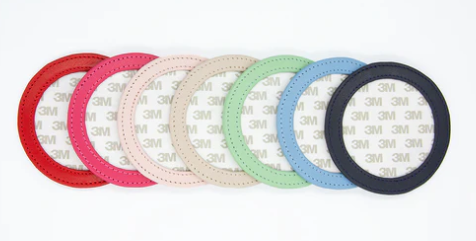 Leather Round Magnets