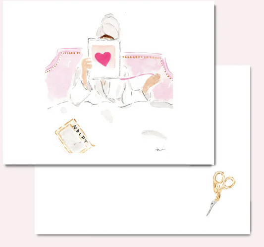 NDLPT Flat Note Cards - I'd Rather Be Stitching