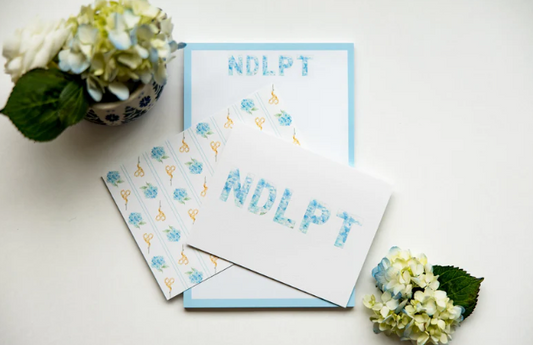NDLPT Folded Note Cards - Hydrangeas