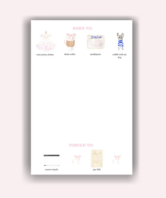 Born To Needlepoint- Dog