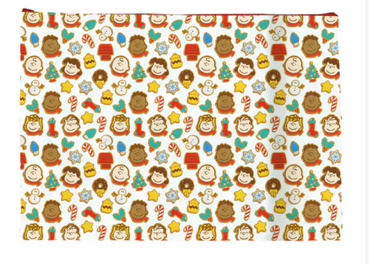PEANUTS Gingerbread Cookie – Medium Woven Project Bag