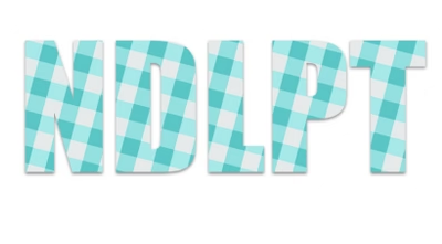NDLPT Teal Plaid Sticker