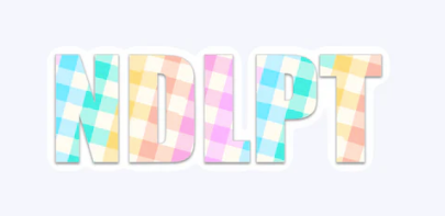 Will Work for Needlepoint Sticker Rainbow Plaid