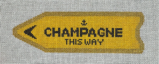 Champagne This Way - Orange