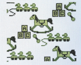 Nursery Toile- Green