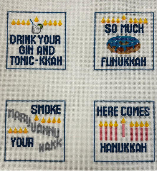 Hanukkah Song Coasters