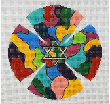 Kaleidoscope Star Yarmulke