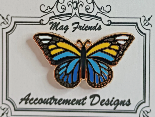 Blue/Yellow Butterfly