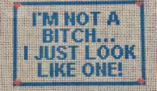 I'm Not a Bitch...