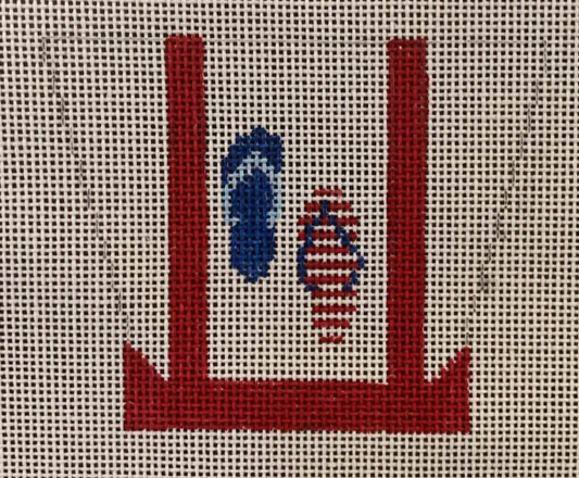 Patriotic Flip Flops