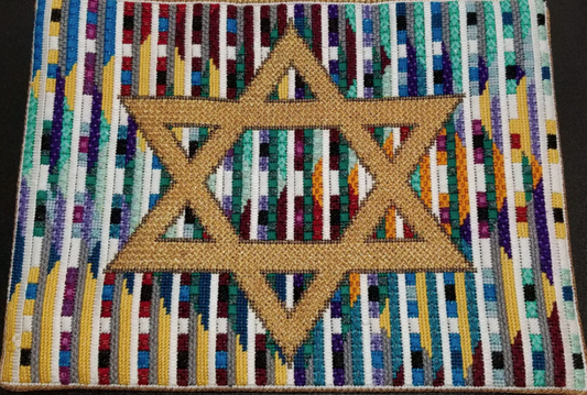 Star with Colorful Background