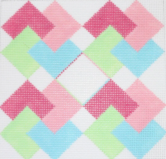 Small Woven Hearts with Stitch Guide