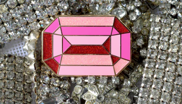 Pink Diamond Needle Minder