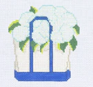 Blooming Hydrangeas Tote- White