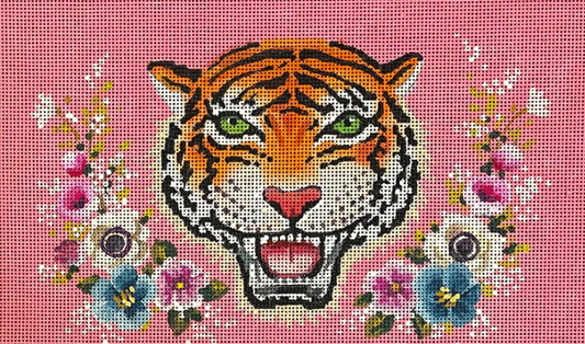 Tiger on Pink Clutch